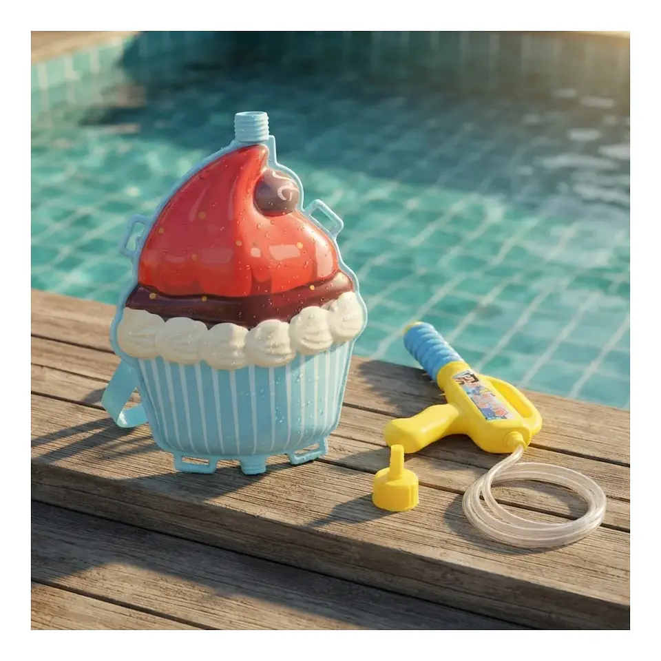 Pistola Agua Con Mochila Helado 3
