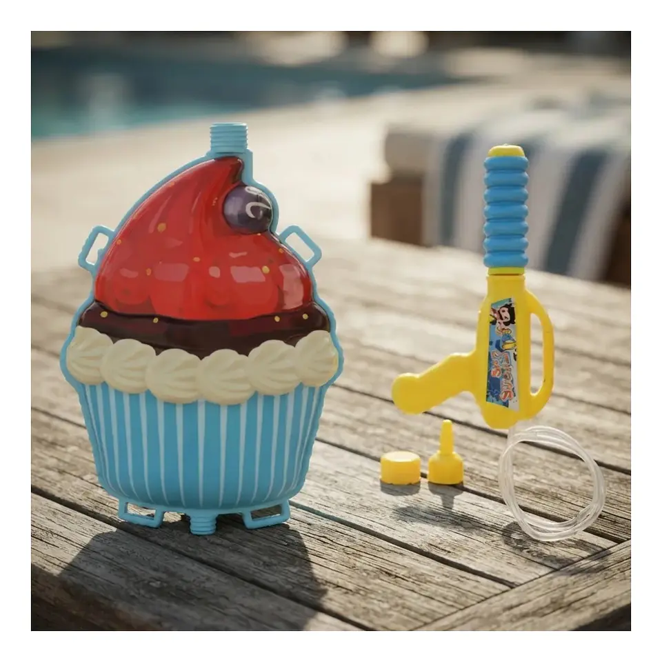 Pistola Agua Con Mochila Helado 4