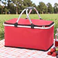 Bolso Termico Plegable Rojo Cooler Canasta Picnic - Miniatura 1