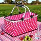 Bolso Termico Plegable Puntos Rojos Cooler Canasta Picnic - Miniatura 7