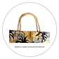 Bolso Playa Lona Algodón Palmeras Colores Cierre y Estuche - Miniatura 5