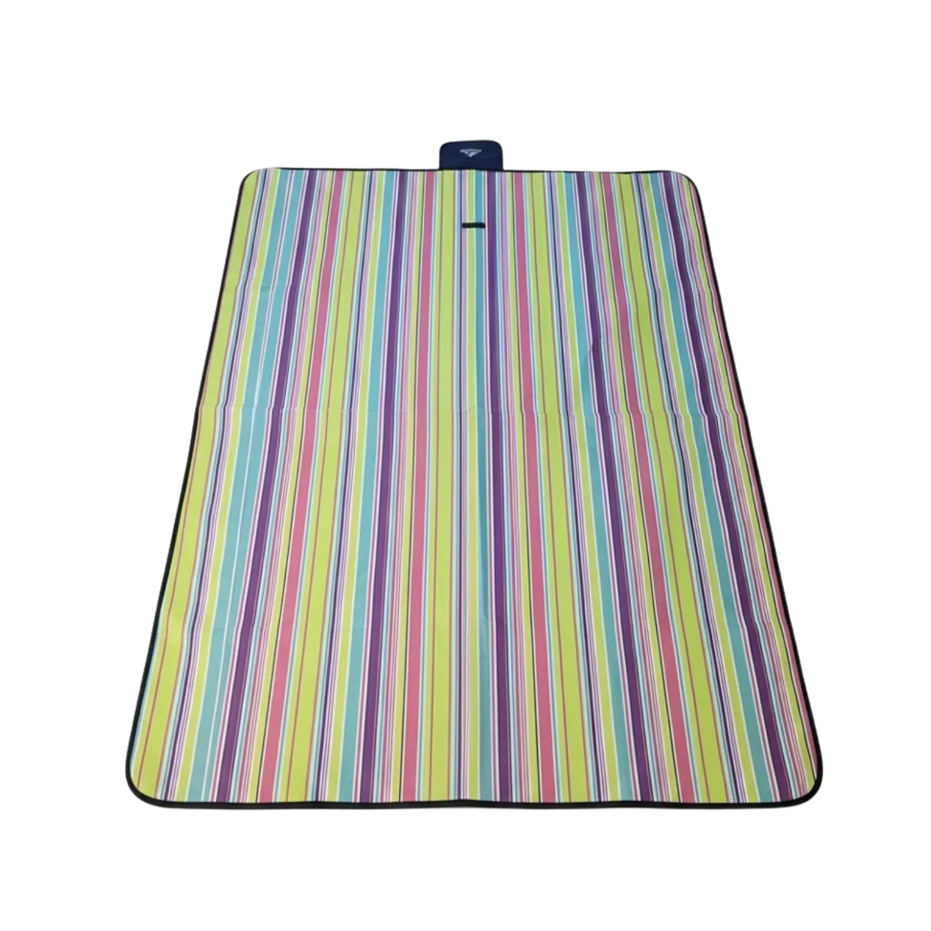 Manta Picnic Impermeable 150 x 180 Lineas Turquesa 4