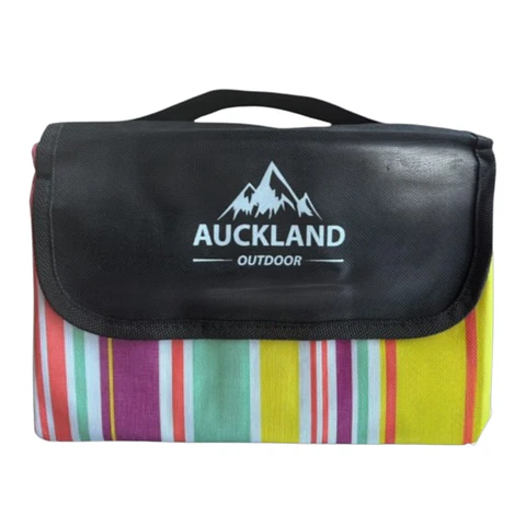 Manta Picnic Impermeable 150 x 180 Lineas Turquesa