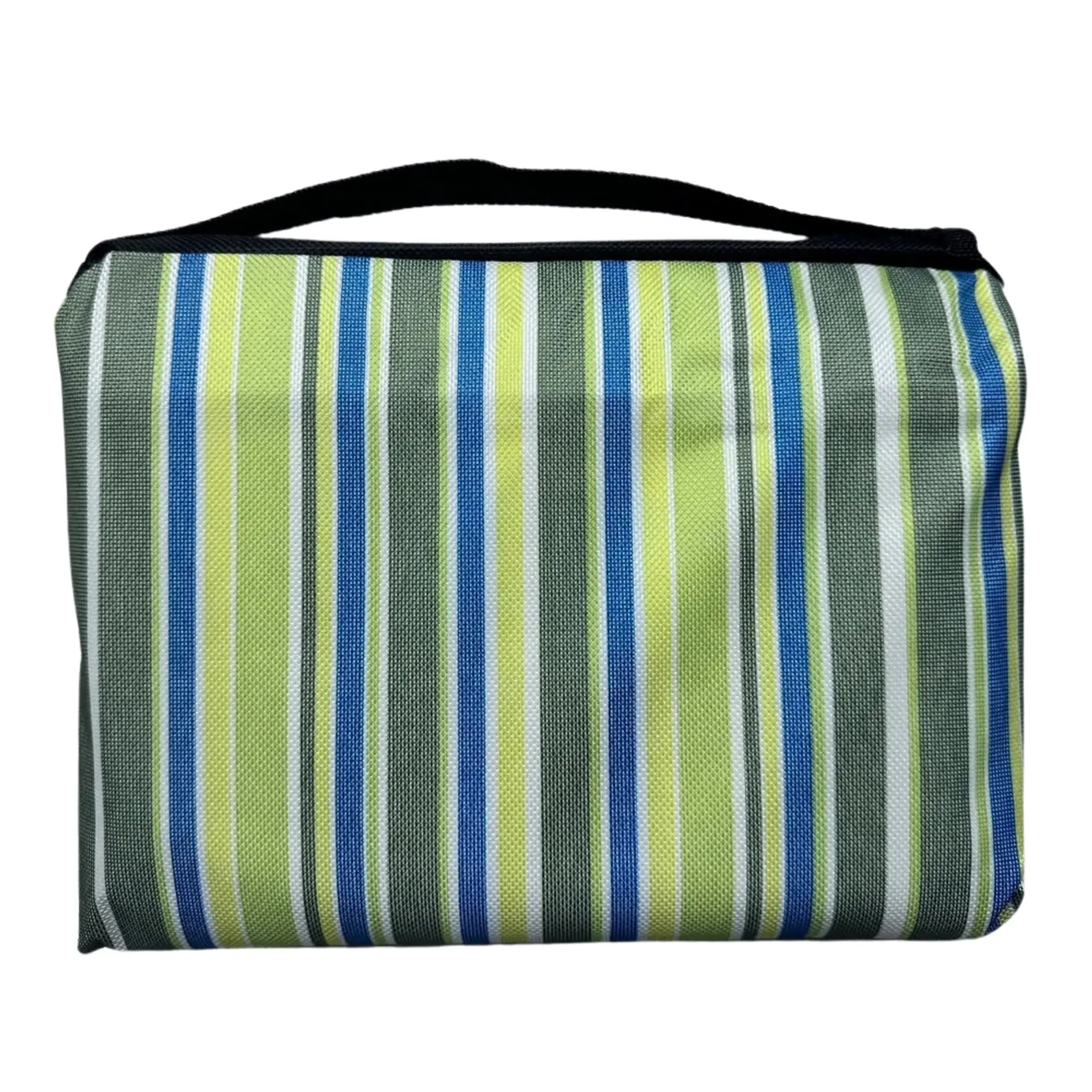 Manta de Picnic Impermeable 150 x 180 Rayas Verde 3