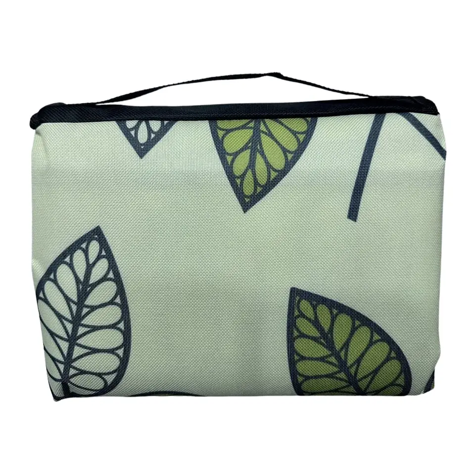 Manta Picnic Impermeable Hojas Verdes 150 x 180 cm 2