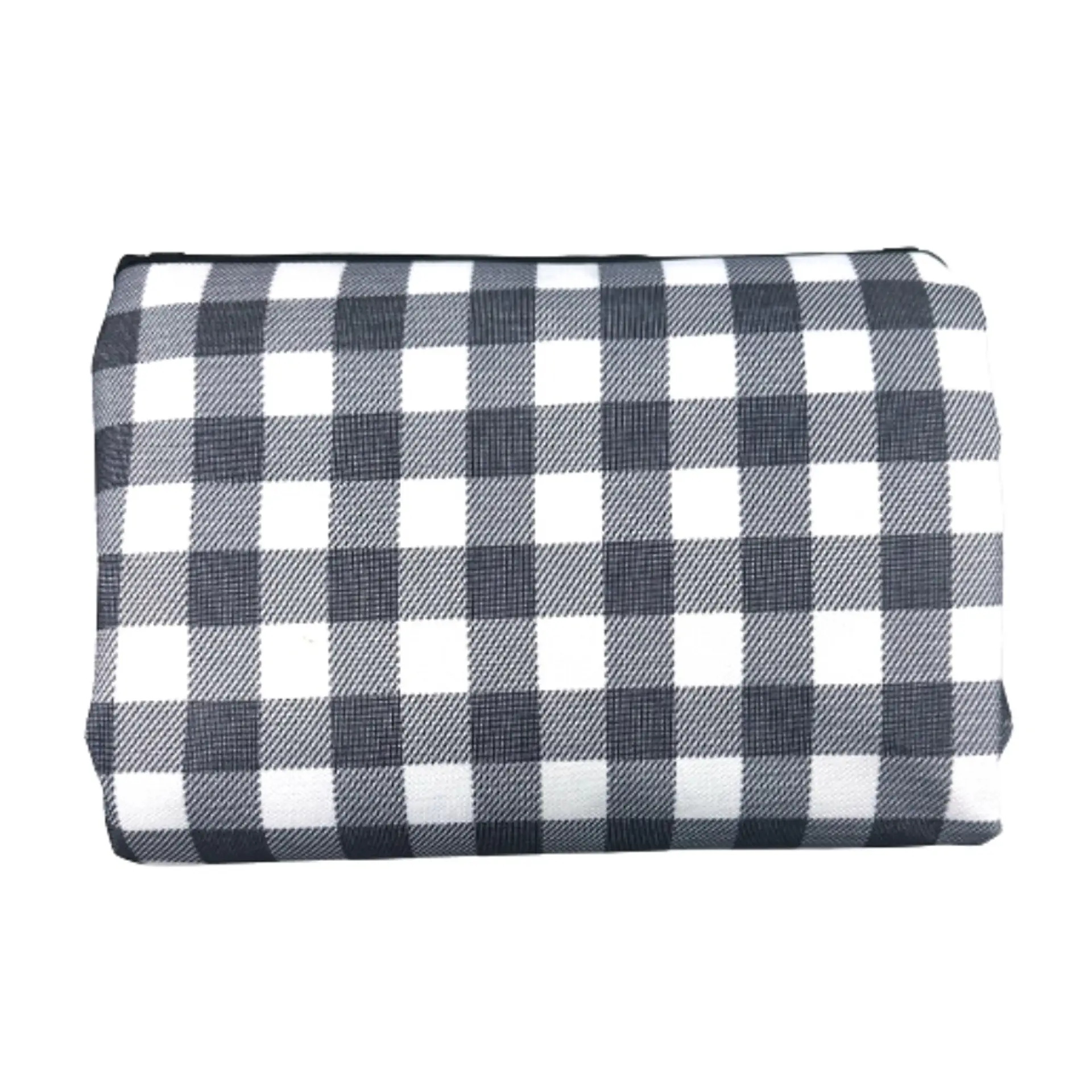 Manta Picnic Impermeable Cuadros Negros 150 x 180 cm 3
