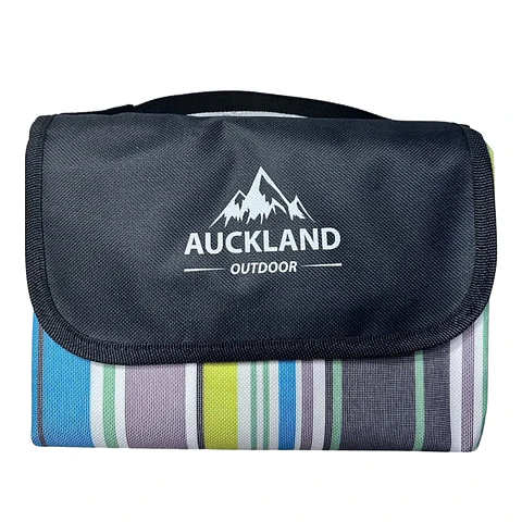 Manta De Picnic Impermeable 150 X 180 Rayas Azules