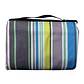 Manta De Picnic Impermeable 150 X 180 Rayas Azules - Miniatura 2