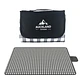 Manta Picnic Impermeable Cuadros Negros 150 x 180 cm - Miniatura 2