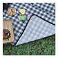 Manta Picnic Impermeable Cuadros Negros 150 x 180 cm - Miniatura 4