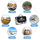 Manta de Picnic Impermeable 150 x 180 Hojas Azules - Miniatura 5