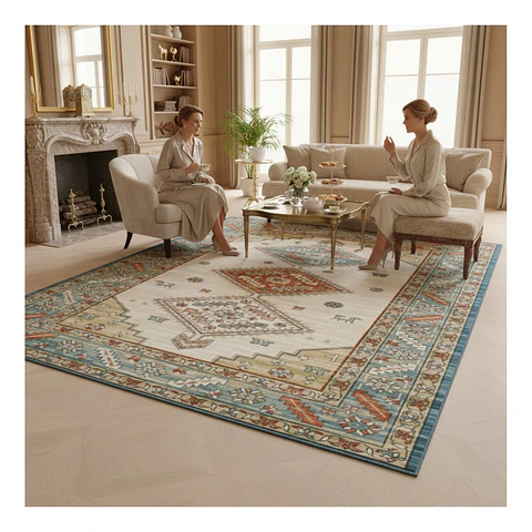 Alfombra Living Grande Estampada 150X200 cm Aydin