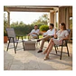 Set 12 Sillas Plegables Terraza Apoyabrazos  Jardin Exterior - Miniatura 4
