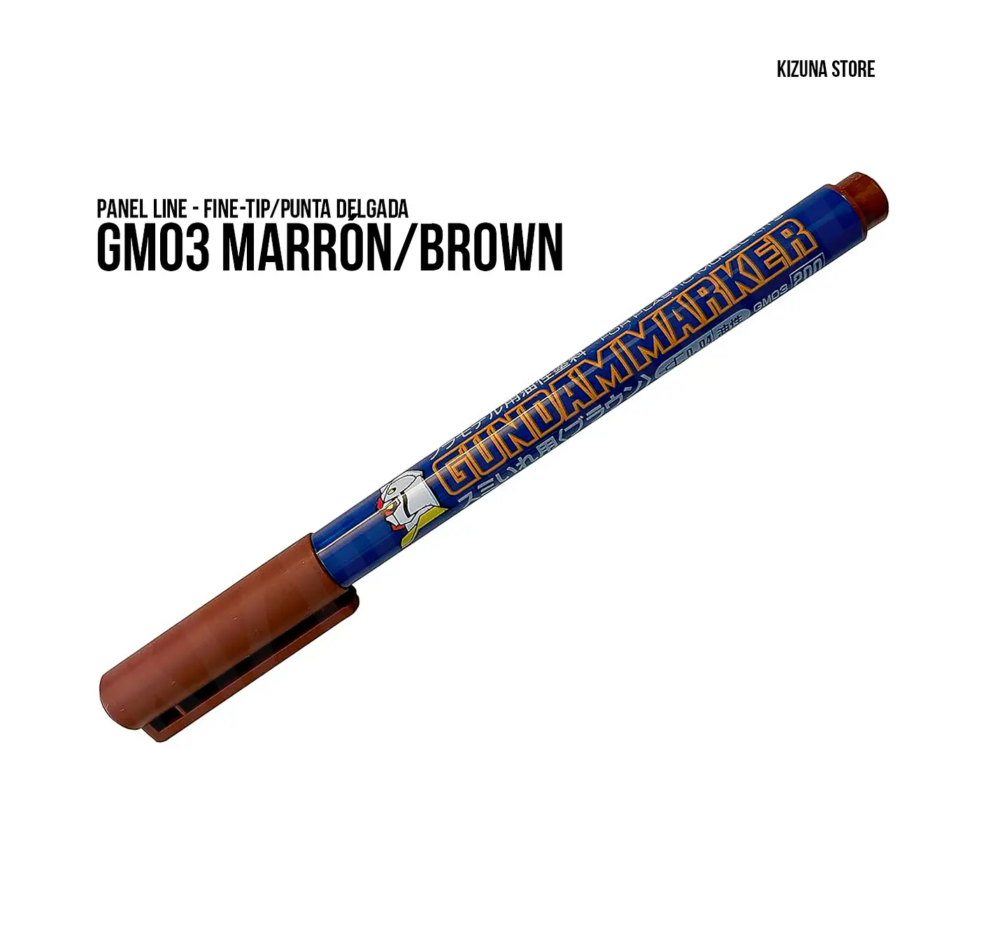 GM03 - Gundam Marker Panel Line Fine Tip - Punta Fina Marrón - Brown 1