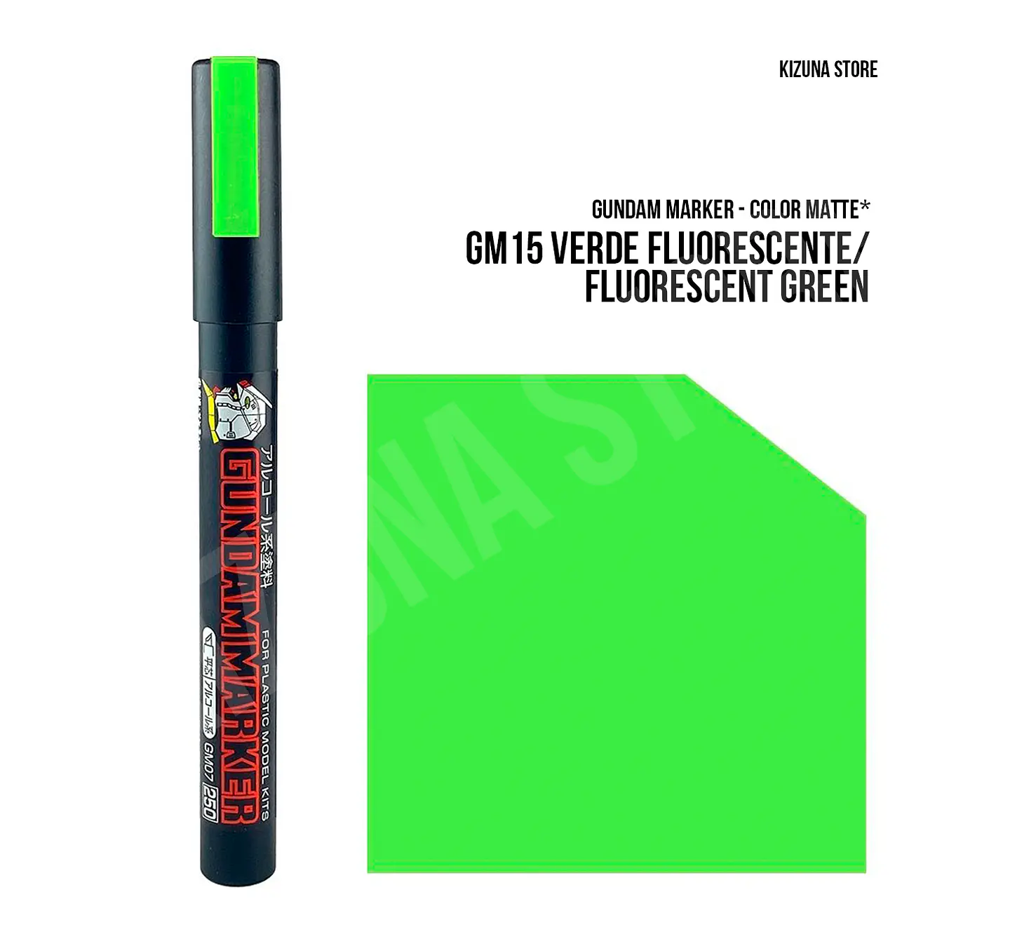 GM15 - Gundam Marker Verde Fluorescente - Fluorescent Green 1