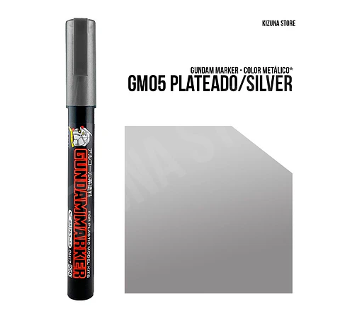 GM05 - Gundam Marker Plateado - Silver