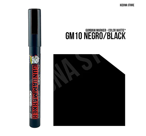 GM10 - Gundam Marker Negro - Black