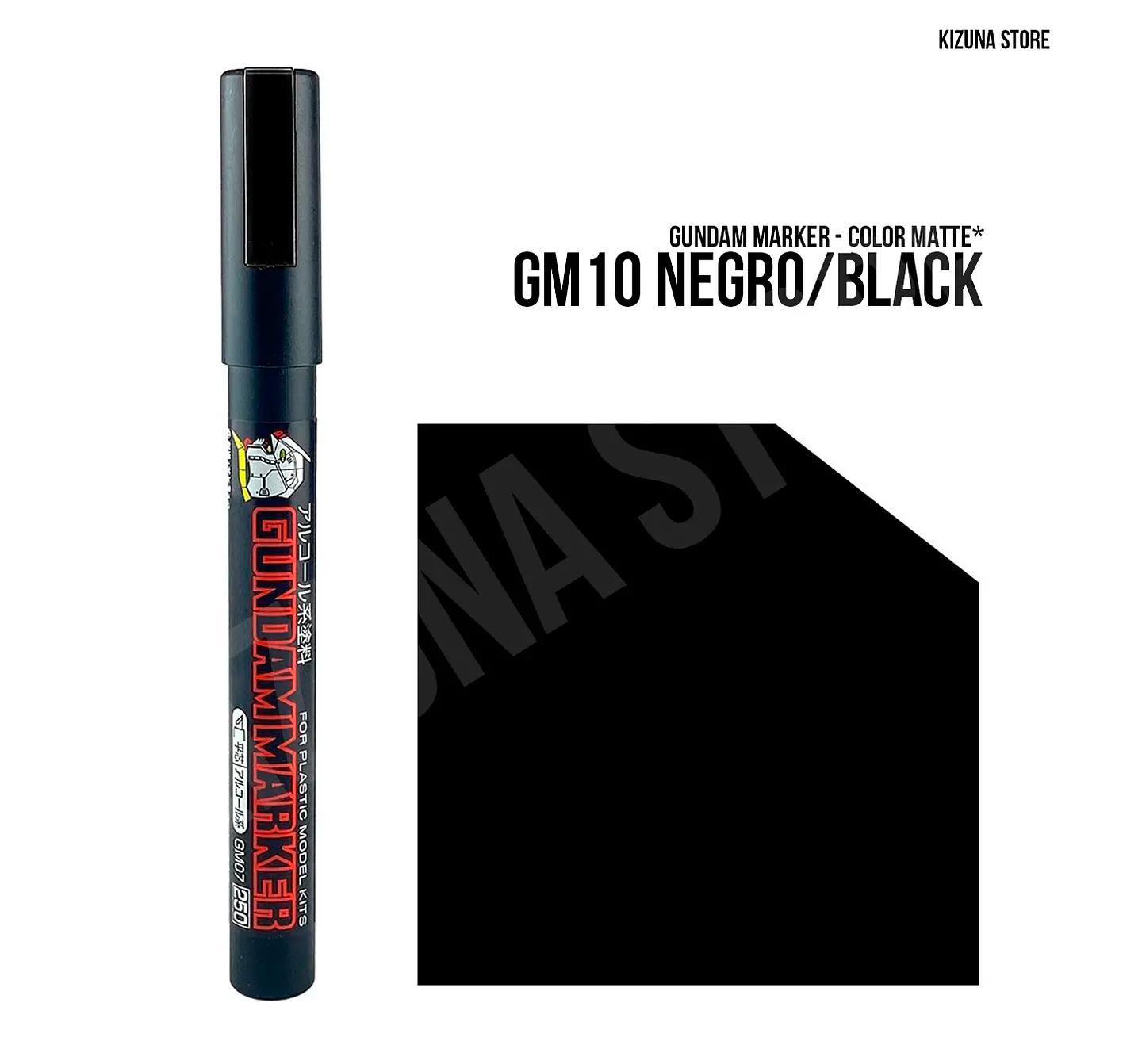 GM10 - Gundam Marker Negro - Black 1