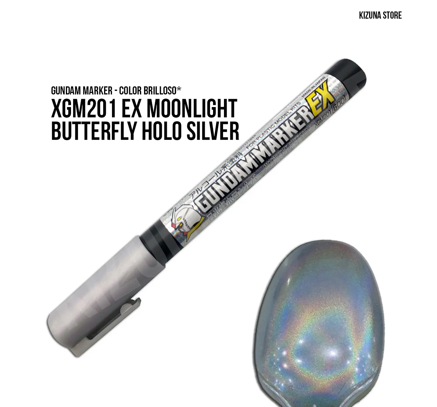 XGM201 - Gundam Marker EX Moonlight Butterfly Holo Silver 1
