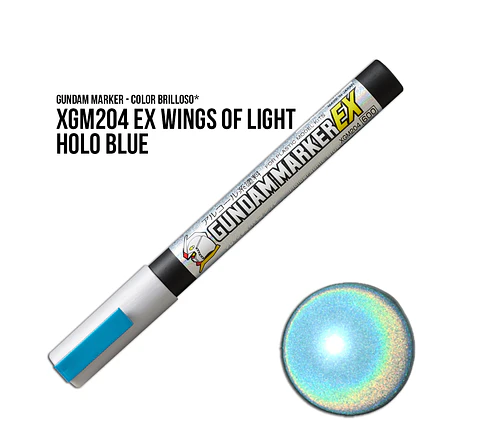 XGM204 - Gundam Marker EX Wings of Light Holo Blue