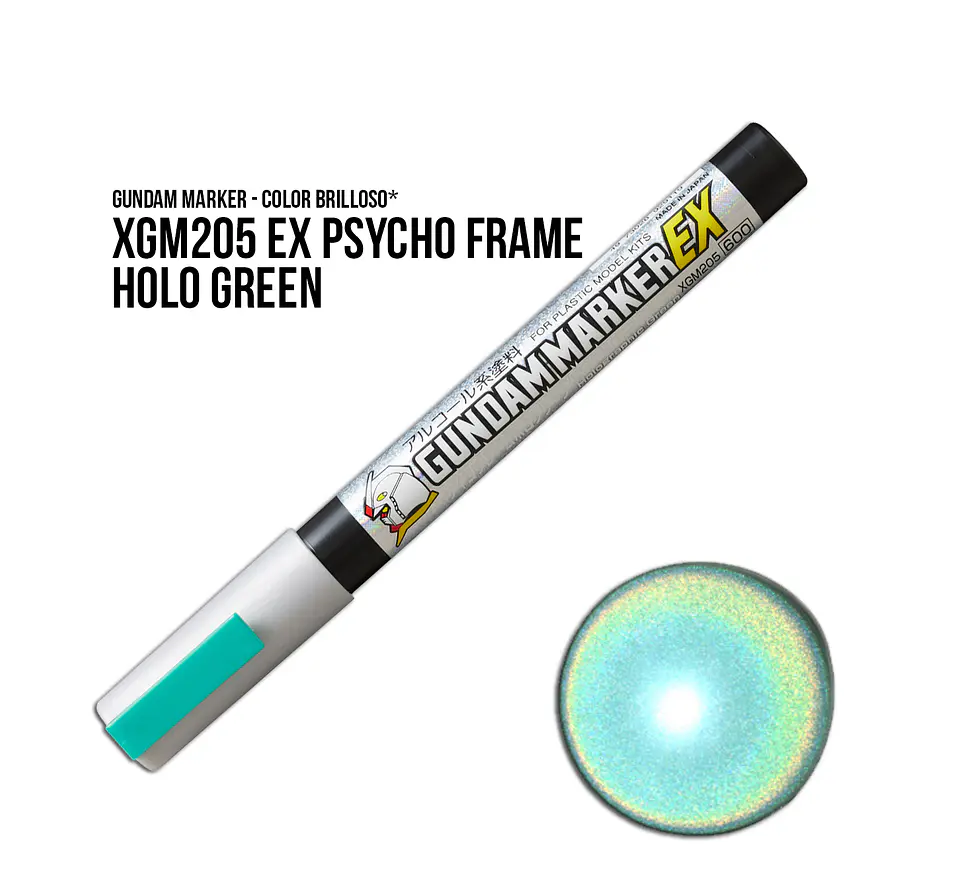 XGM205 - Gundam Marker EX Psycho Frame Holo Green 1