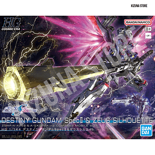 HG Destiny Gundam Spec II & Zeus Silhouette