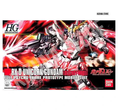 HG Unicorn Gundam (Destroy Mode)