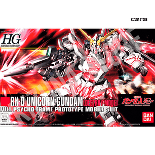 HG Unicorn Gundam (Destroy Mode)