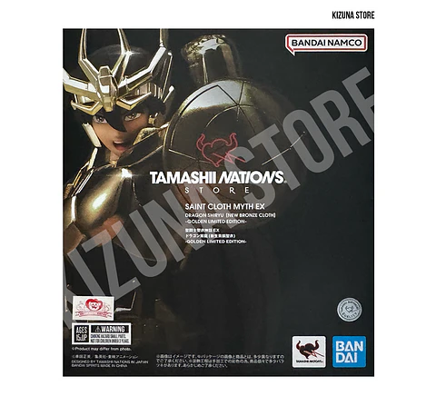 Myth Cloth Ex Dragon Shiryu v2 Golden