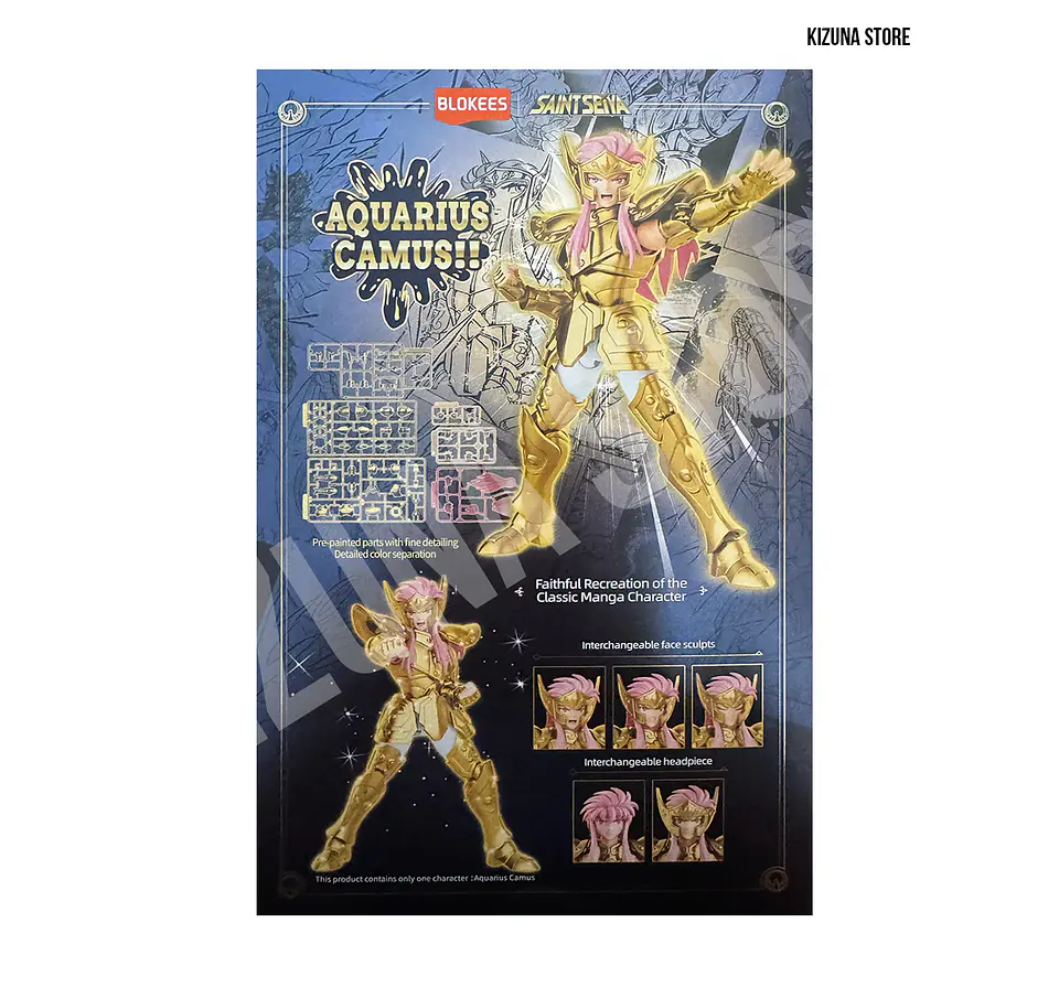 Saint Seiya Champion Class Camus Acuario 3