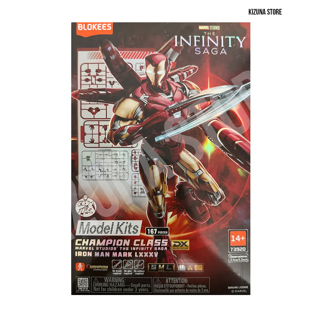 Marvel Infinity Saga Champion Class CC01EX Iron Man MK85 EX / LED 1