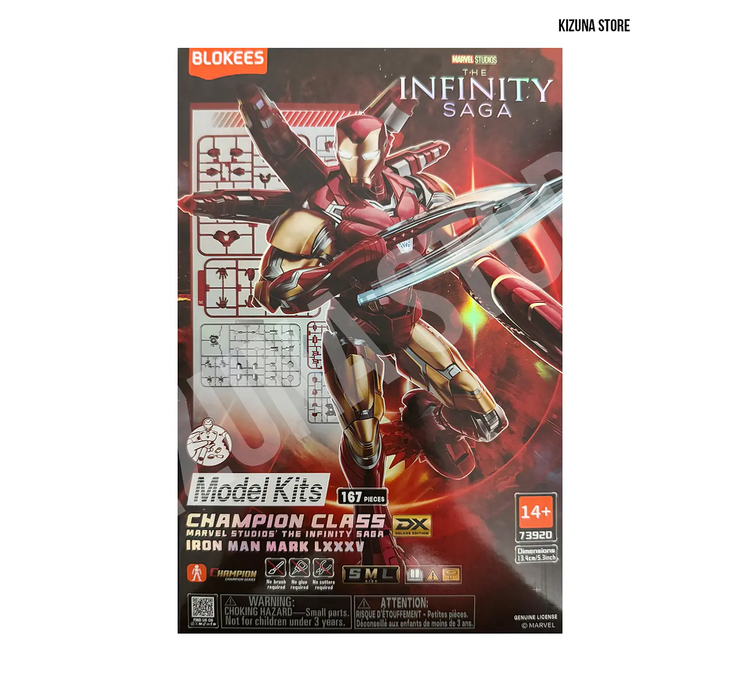 Marvel Infinity Saga Champion Class CC01EX Iron Man MK85 EX / LED 1
