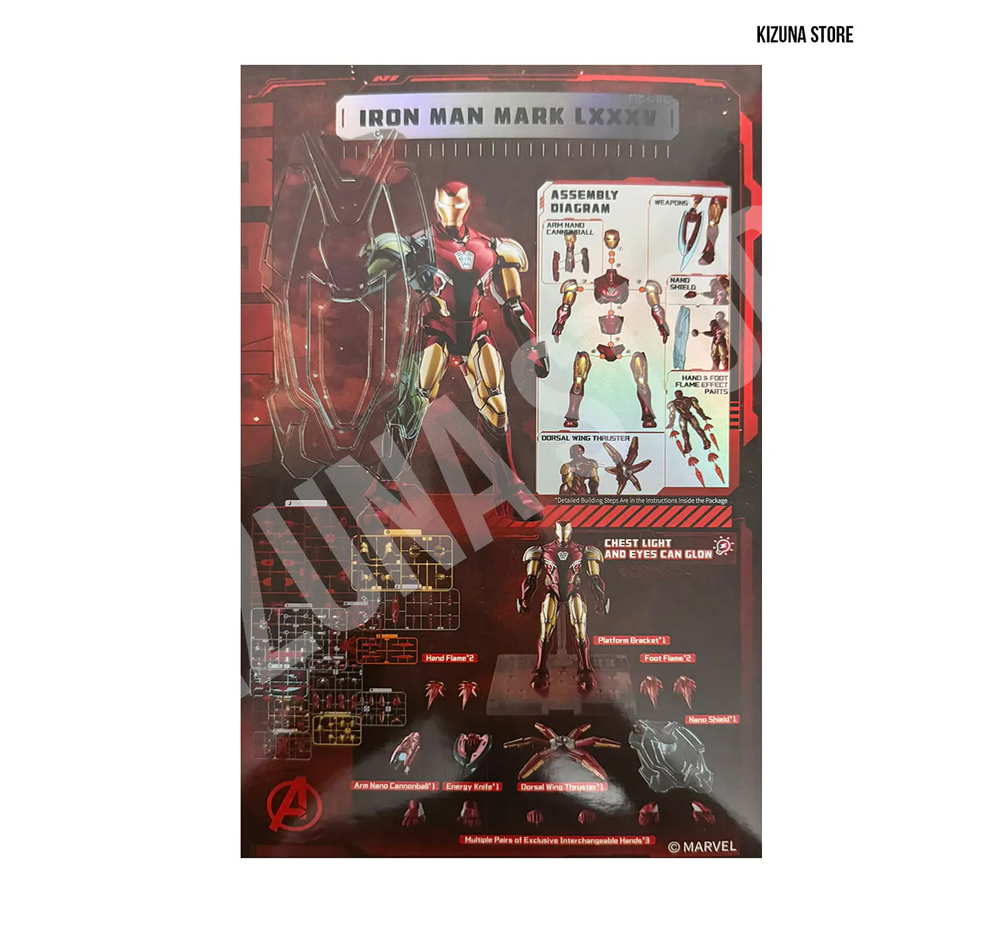 Marvel Infinity Saga Champion Class CC01EX Iron Man MK85 EX / LED 2
