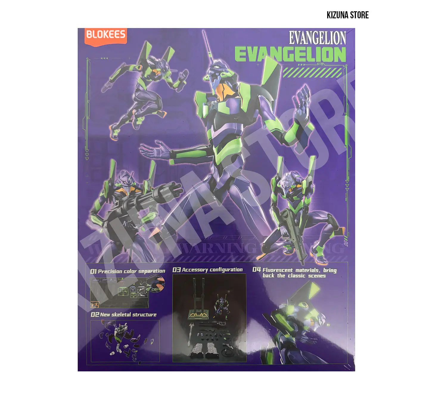 Evangelion Test Type-01 Action Edition - Blokees 3