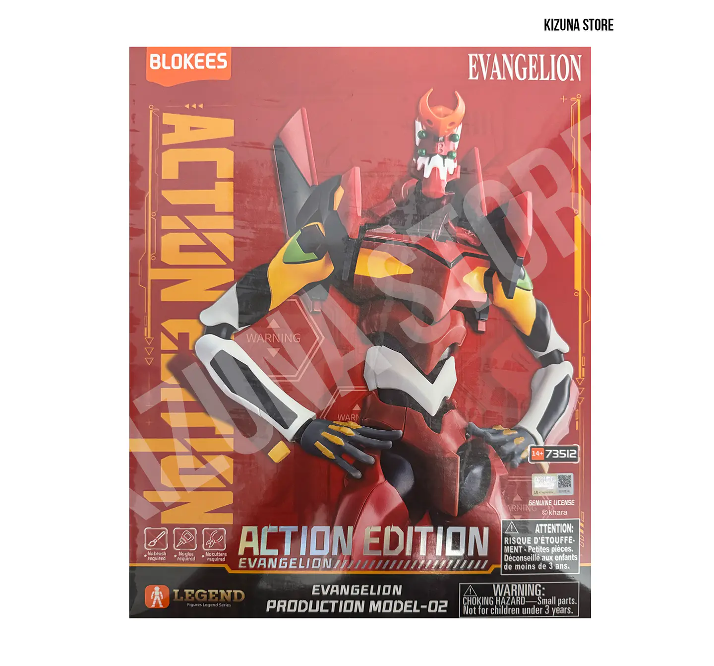 Evangelion Production Model-02 Action Edition - Blokees 2