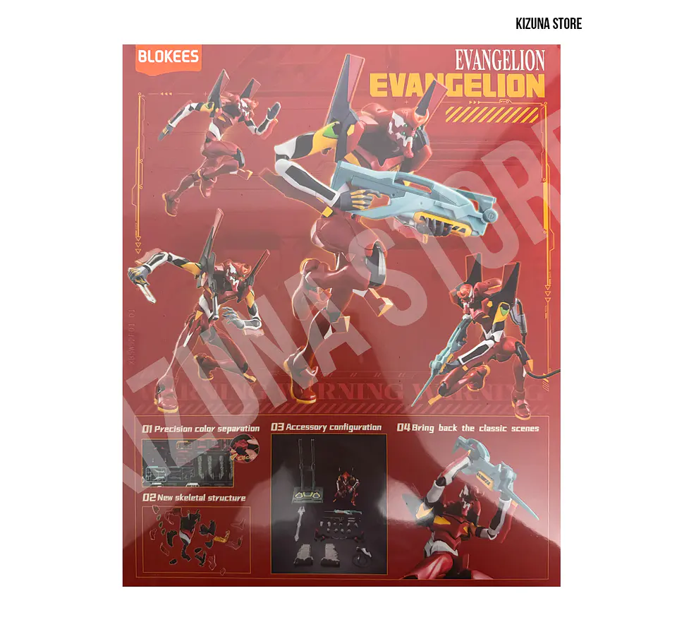 Evangelion Production Model-02 Action Edition - Blokees 3