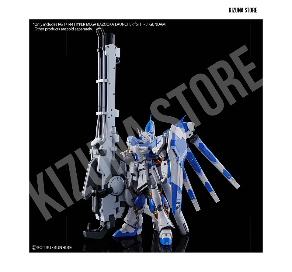 RG HYPER MEGA BAZOOKA LAUNCHER para RG Hi-ν GUNDAM 3