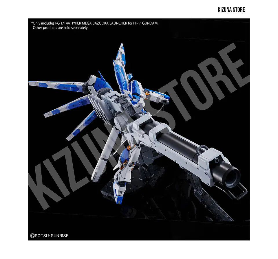 RG HYPER MEGA BAZOOKA LAUNCHER para RG Hi-ν GUNDAM 6