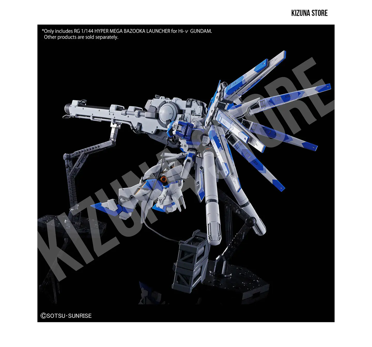 RG HYPER MEGA BAZOOKA LAUNCHER para RG Hi-ν GUNDAM 8