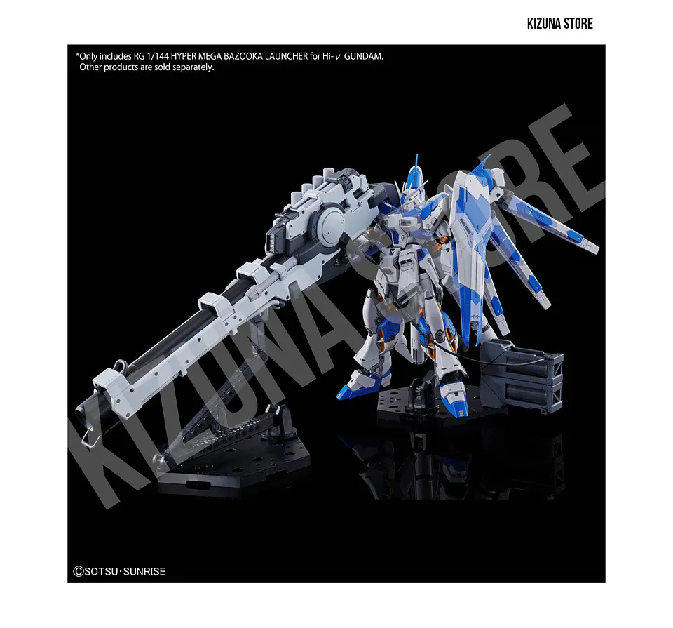 RG HYPER MEGA BAZOOKA LAUNCHER para RG Hi-ν GUNDAM 9