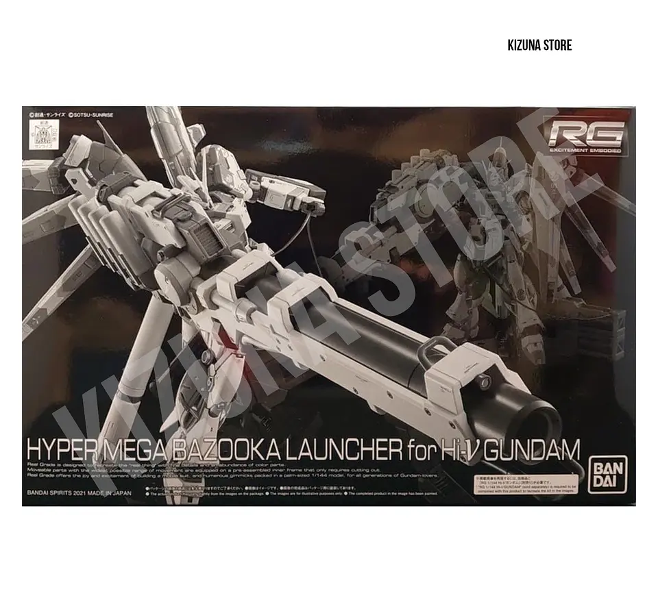 RG HYPER MEGA BAZOOKA LAUNCHER para RG Hi-ν GUNDAM 2