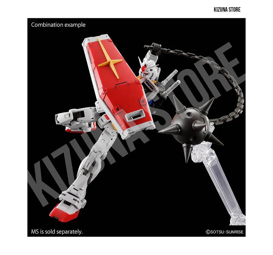RG Weapon Set para RG Rx-78-2 Gundam Ver.2.0 4