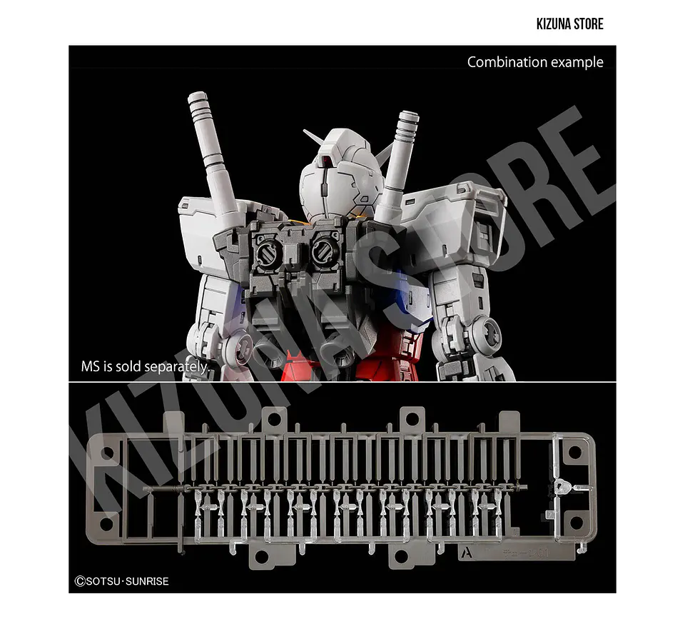 RG Weapon Set para RG Rx-78-2 Gundam Ver.2.0 10
