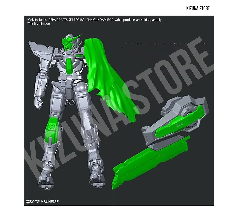 RG Gundam Exia Repair Set para RG Gundam Exia 4
