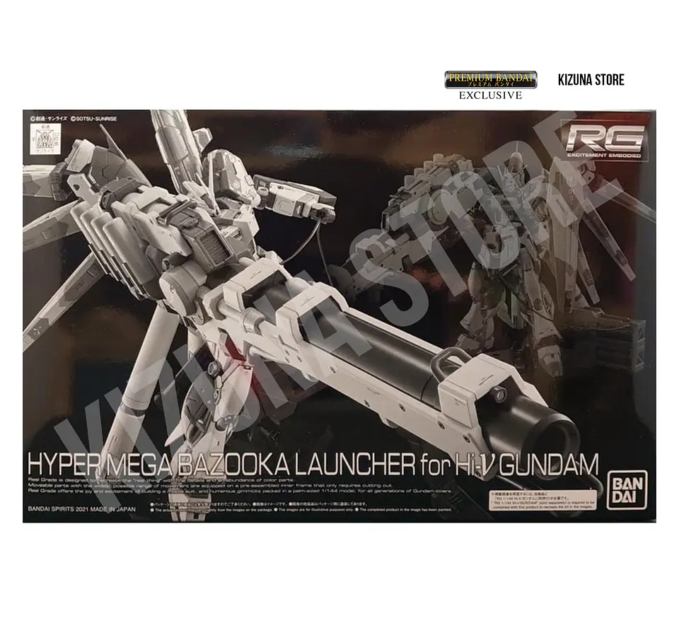 RG HYPER MEGA BAZOOKA LAUNCHER para RG Hi-ν GUNDAM 2