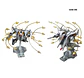 HG Xi Gundam VS Penelope Funnel Missile Effect Set - Miniatura 1