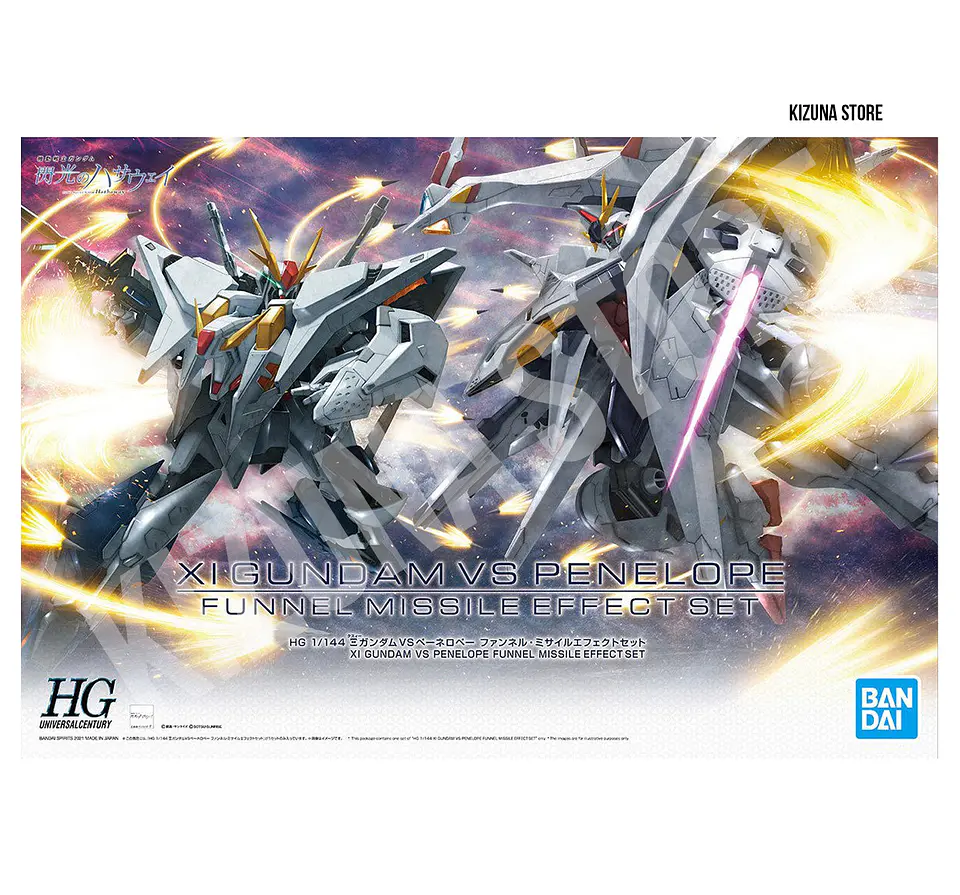 HG Xi Gundam VS Penelope Funnel Missile Effect Set 2