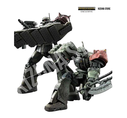 HG MS-06F Zaku II F Type LeSean & Zaku II (Unidentified Type) LeSean