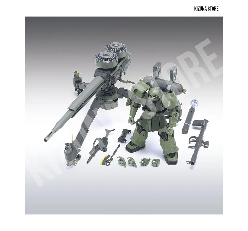 HG Zaku II + Big Gun Set (Gundam Thunderbolt) 5