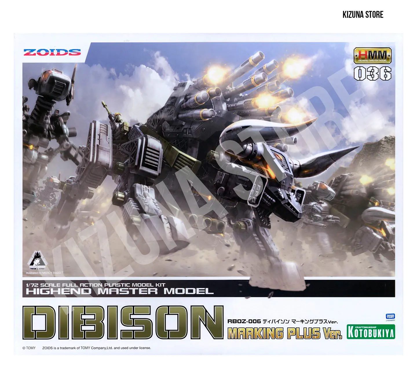 1/72 Zoids: RBOZ-006 Dibison Marking Plus Ver. 2